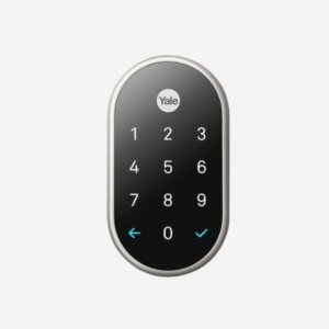 Google Nest Yale Wi-Fi Smart Lock Satin Nickel Securities